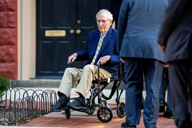 Video of ‘zombie’ Mitch McConnell returning to the Senate causes internet uproar and raises more questions
