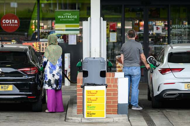Soaring fuel prices push UK inflation to 3.1%