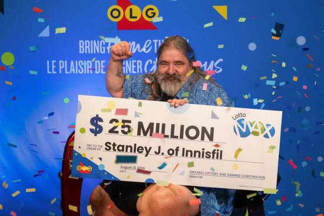 ‘A friggin’ millionaire’: Ontario man snags $25M Lotto Max jackpot