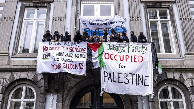 Gaza student suspended by Dutch university after claiming role in October 7
