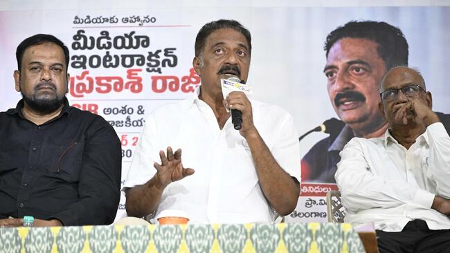 Scrap SIR, go back to old voters list: Prakash Raj