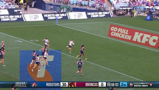 Broncos nab consolation try