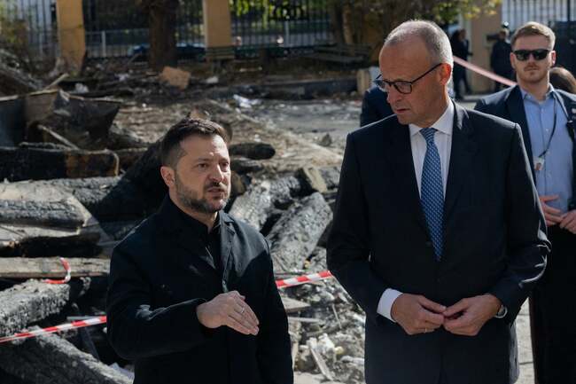 German Chancellor pledges support for Ukraine as Russia intensifies strikes on Kyiv