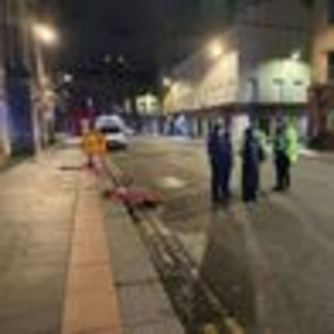 Two men in hospital after hit-and-run and violent assault in Glasgow city centre as area shut down