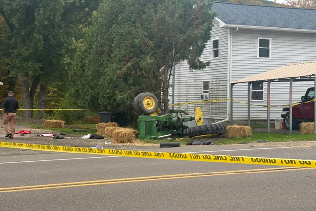 Out-of-control hayride tractor crashes, injuring 14 — including 3 critically — at upstate NY youth outing