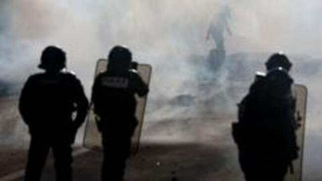 Teenager's hand blown off during confrontation between France school protesters and police