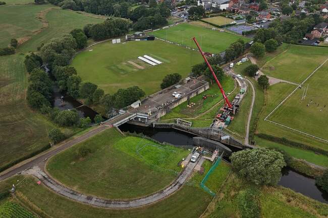 Garstang floodgates work halted due to bad weather and rising waters