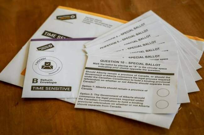 Ability to fix errors in referendum ballot packages show system works: Alberta premier
