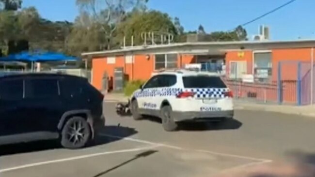 Teenager recovering after being hit by police car