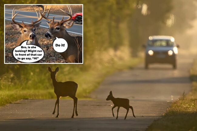 Deer crashes in NY spike during fall mating season — and cause 60K accidents a year: DOT