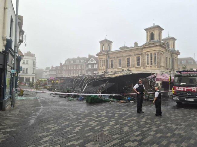 Historic south London market faces nine-day closure for repairs after fire damage