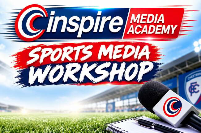 Chesterfield FC hosts sports media workshop for budding journalists