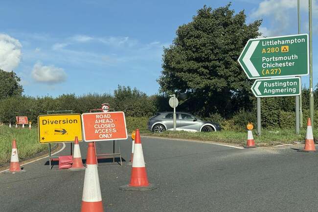 'Safety concerns' in West Sussex village amid Long Furlong closure