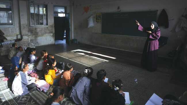 UNRWA teacher alleges Hamas glorification, hatred of Jews in Gaza schools