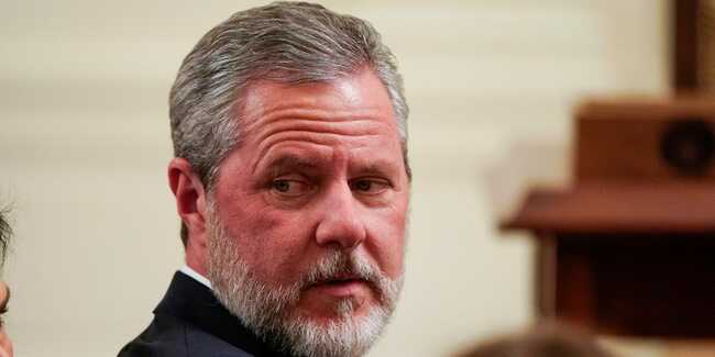 Former Liberty president Jerry Falwell unexpectedly showed up to a student event and invited them to a graduation party at his home