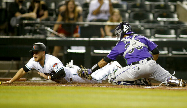D-Backs' Bumgarner wins 3rd straight start, 7-2 over Rockies