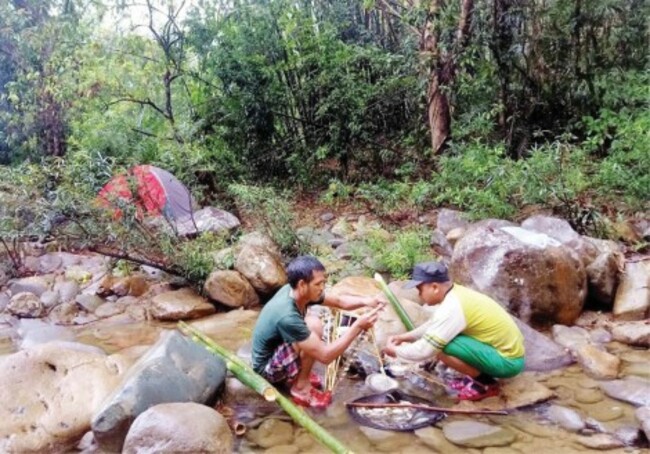 Going camping or picnicking in summer days