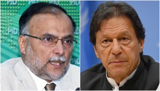 Imran Khan 'feels noose around him tightening' in foreign funding case: Ahsan Iqbal