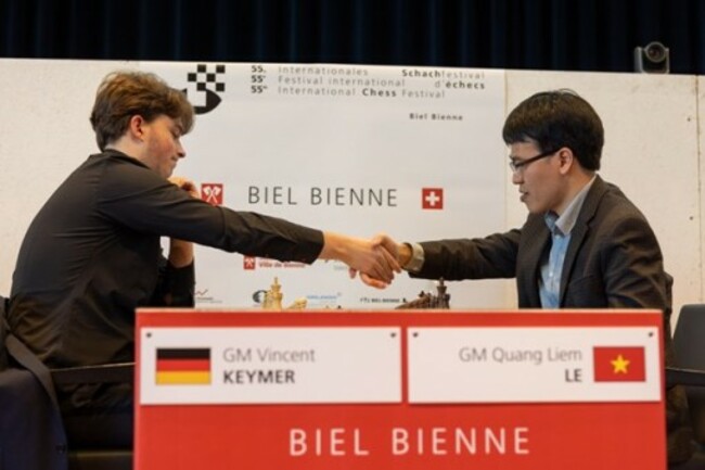 Le Quang Liem earns Grandmaster Triathlon title at Biel Int'l Chess Festival