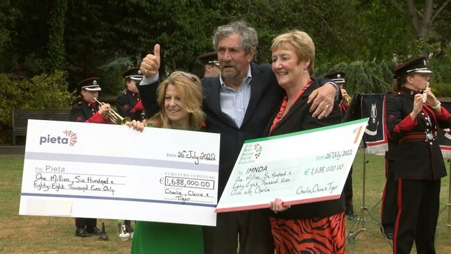 Charities receive millions raised by Climb with Charlie