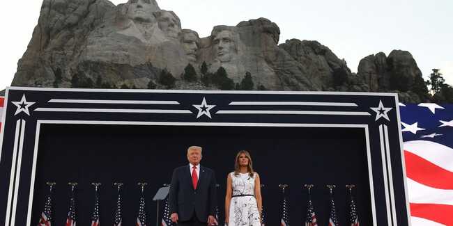 South Dakota Gov. Kristi Noem sued the Biden administration because it wont let her hold a July 4 fireworks show at Mount Rushmore