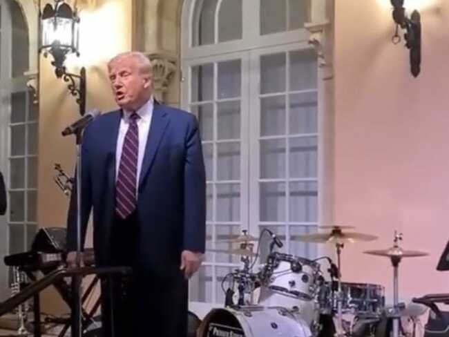 Watch Trump bid farewell to Mar-a-Lago members for the summer after yet another speech about the 'rigged' election