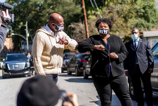Biden says Stacey Abrams 'can be anything' she wants - including president