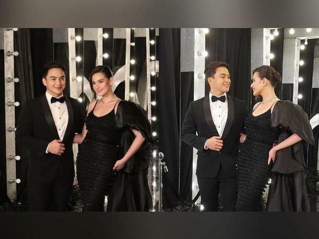 Bea Alonzo attends the GMA Thanksgiving Gala with boyfriend Dominic Roque