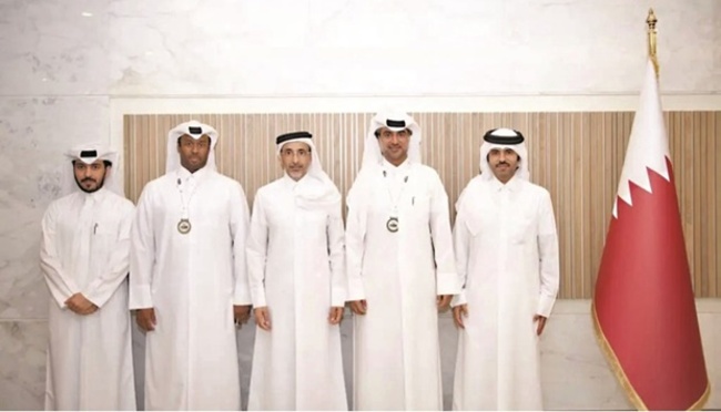 Sports Minister honours Qatari champions