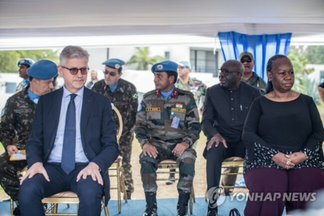 DR CONGO UN CEREMONY FOR KILLED PEACEKEEPERS