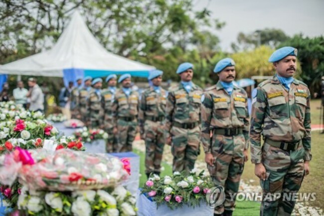 epaselect DR CONGO UN CEREMONY FOR KILLED PEACEKEEPERS