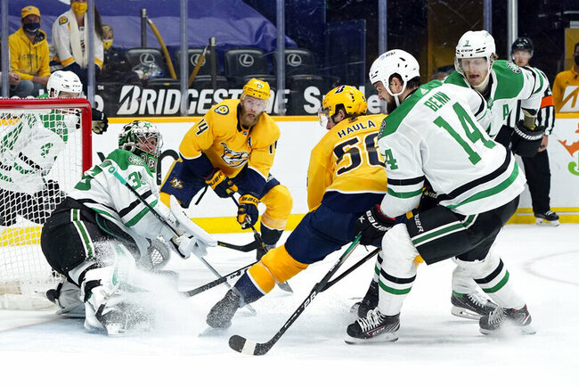 Haula's OT winner leads Predators over Stars 1-0