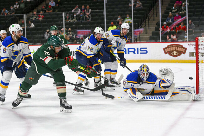 Fiala scores in OT, Minnesota rallies past St. Louis 4-3