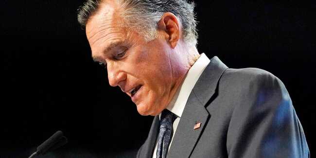 Mitt Romney loudly booed and called a 'traitor' at Utah's GOP conference over his opposition to Trump