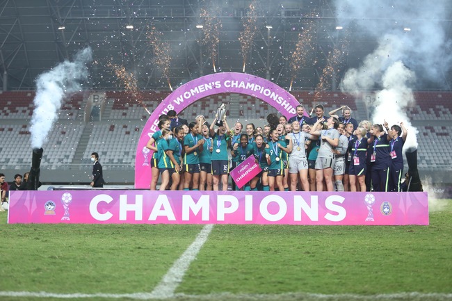 CommBank Junior Matildas win AFF U18 Women's Championship Trophy