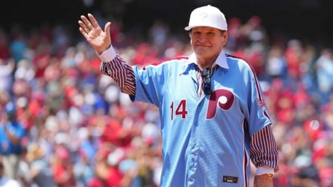 Pete Rose dismisses sexual misconduct questions at Phillies fête