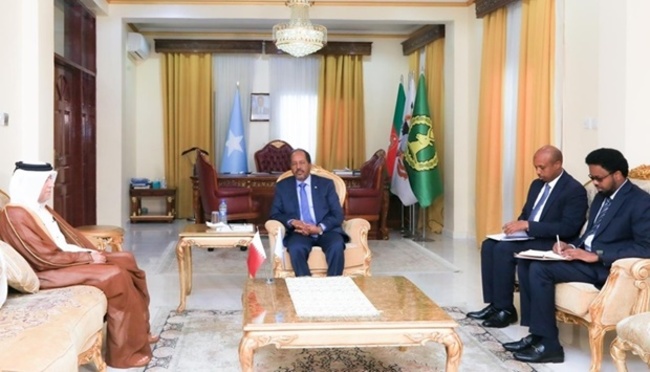 Amir sends message to Somali president