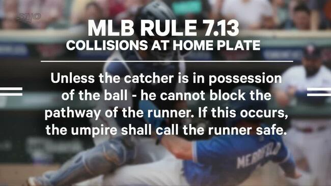 Exploring the nuances of home plate collision rule after controversial Blue Jays play