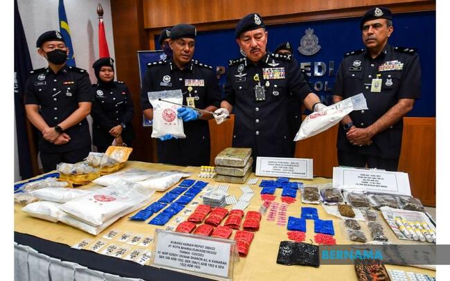 Op Tapis : Police seize drugs valued over RM800,000