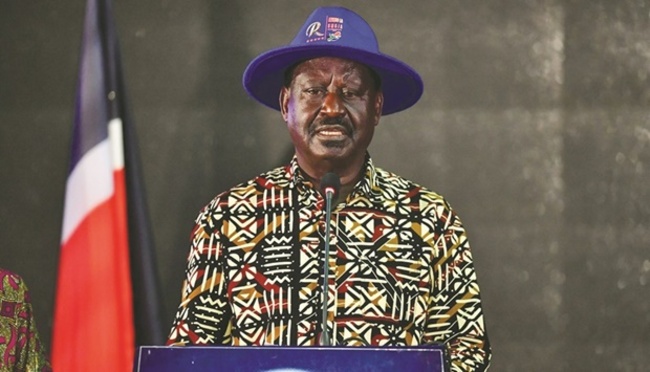 Odinga says presidential election result a ‘travesty’