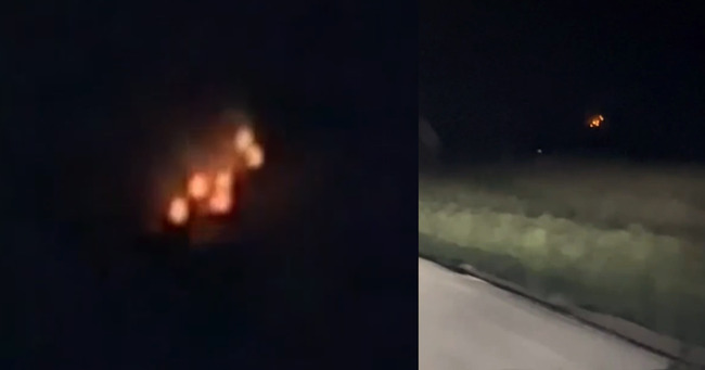 Five Lights Over Othello, Washington July 12, 2022, Video, UFO Sighting News.