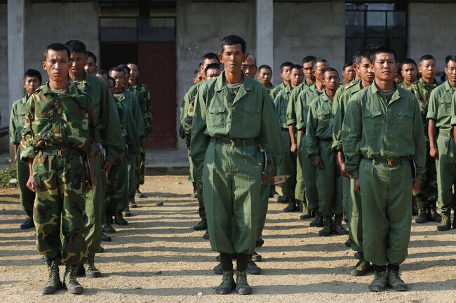 Ethnic guerrillas in Myanmar say they shot down helicopter