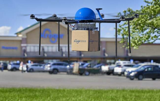 Kroger Jumping Into Pilot Seat of Drone Delivery of Groceries