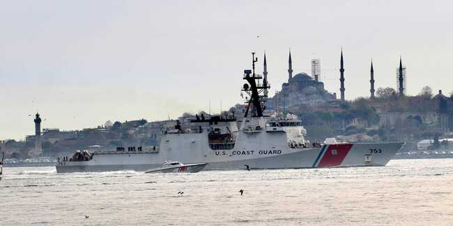 The Coast Guard is taking a frontline role against US foes on the other side of the world