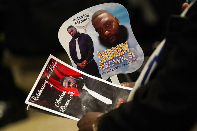 Calls for justice at N.C. funeral of Andrew Brown Jr.