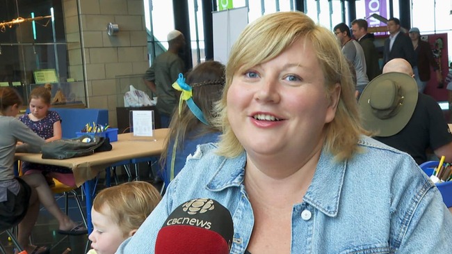 Ukrainian refugees celebrate Independence Day at The Rooms