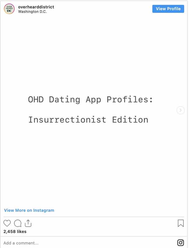 10 Things in Politics: The Instagram account behind DC's best gossip