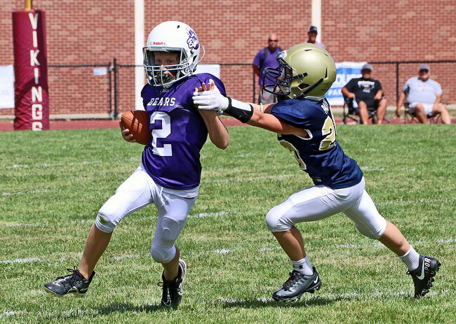 Blair Youth Football Photos (Sept. 9, 2022): Jr. Bears start MYFL season
