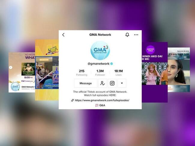GMA Network accounts continue to lead on Facebook and TikTok