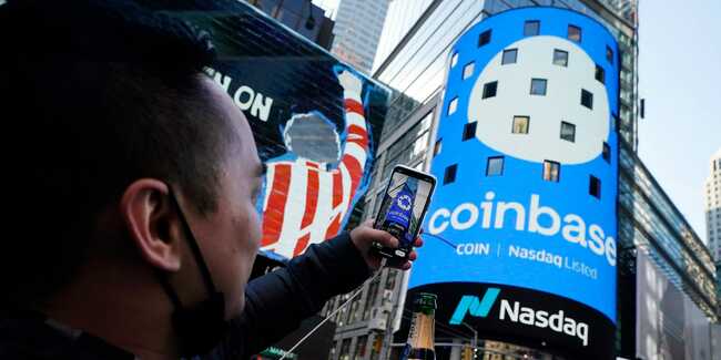 Coinbase could jump 13% this year as cryptocurrency trading volume accelerates, says Mizuho